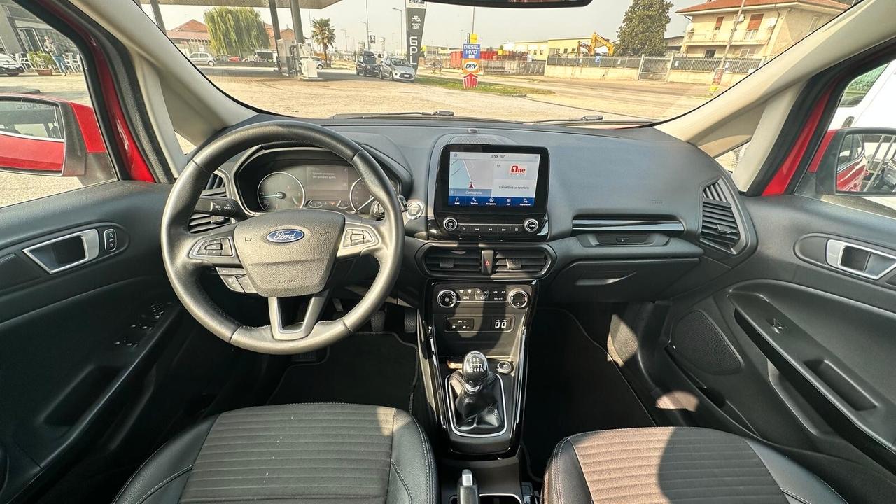 Ford EcoSport 1.5 Ecoblue 100 CV Start&Stop Titanium KM CERTIFICATI-UNICO PROPRIETARIO
