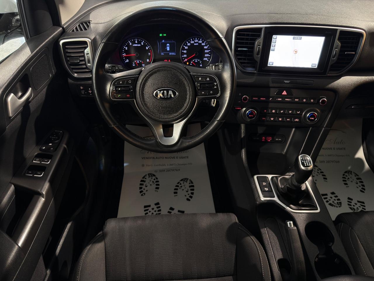 Kia Sportage 1.6 UNICO PROPRIETARIO- TAGLIANDI UFF