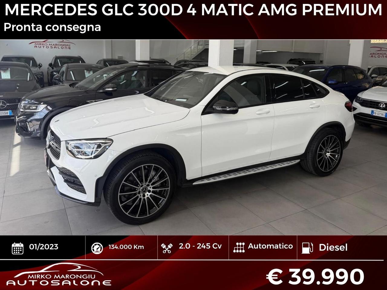 Mercedes GLC 300 d 4Matic Coupé Premium FINANZIABILE