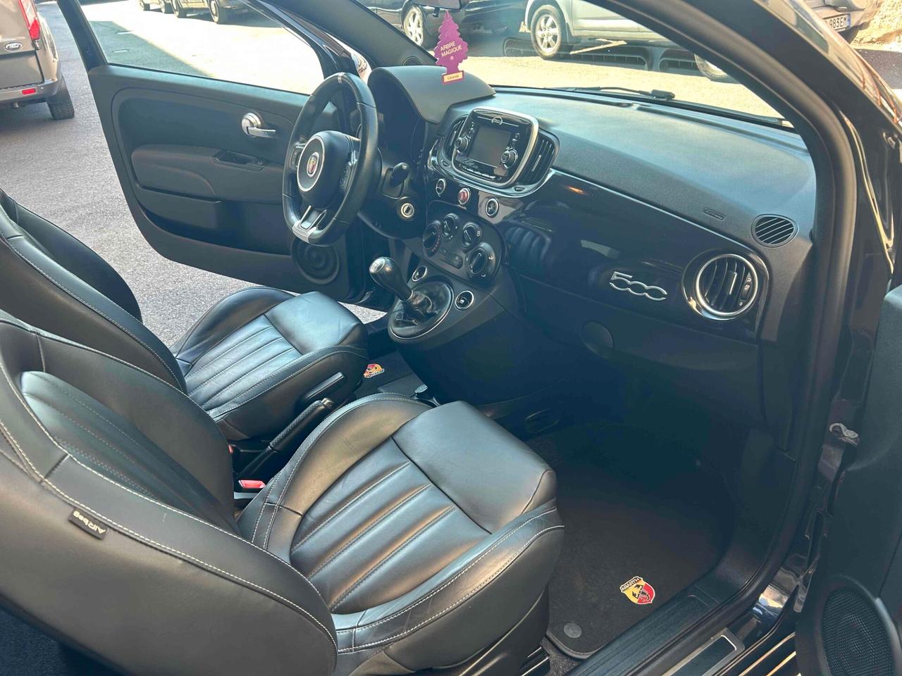 Abarth 595 1.4 Turbo pelle nera tutta tagliandata Cambio manuale!! Unico Proprietario!!