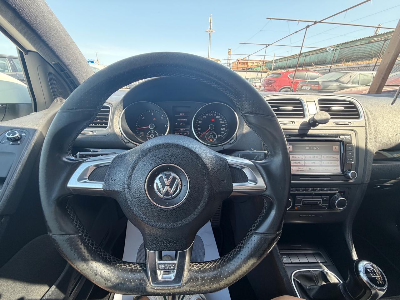 VOLKSWAGEN Golf 6 GTD 2.0 TDI UNIPRO' GARANTITA