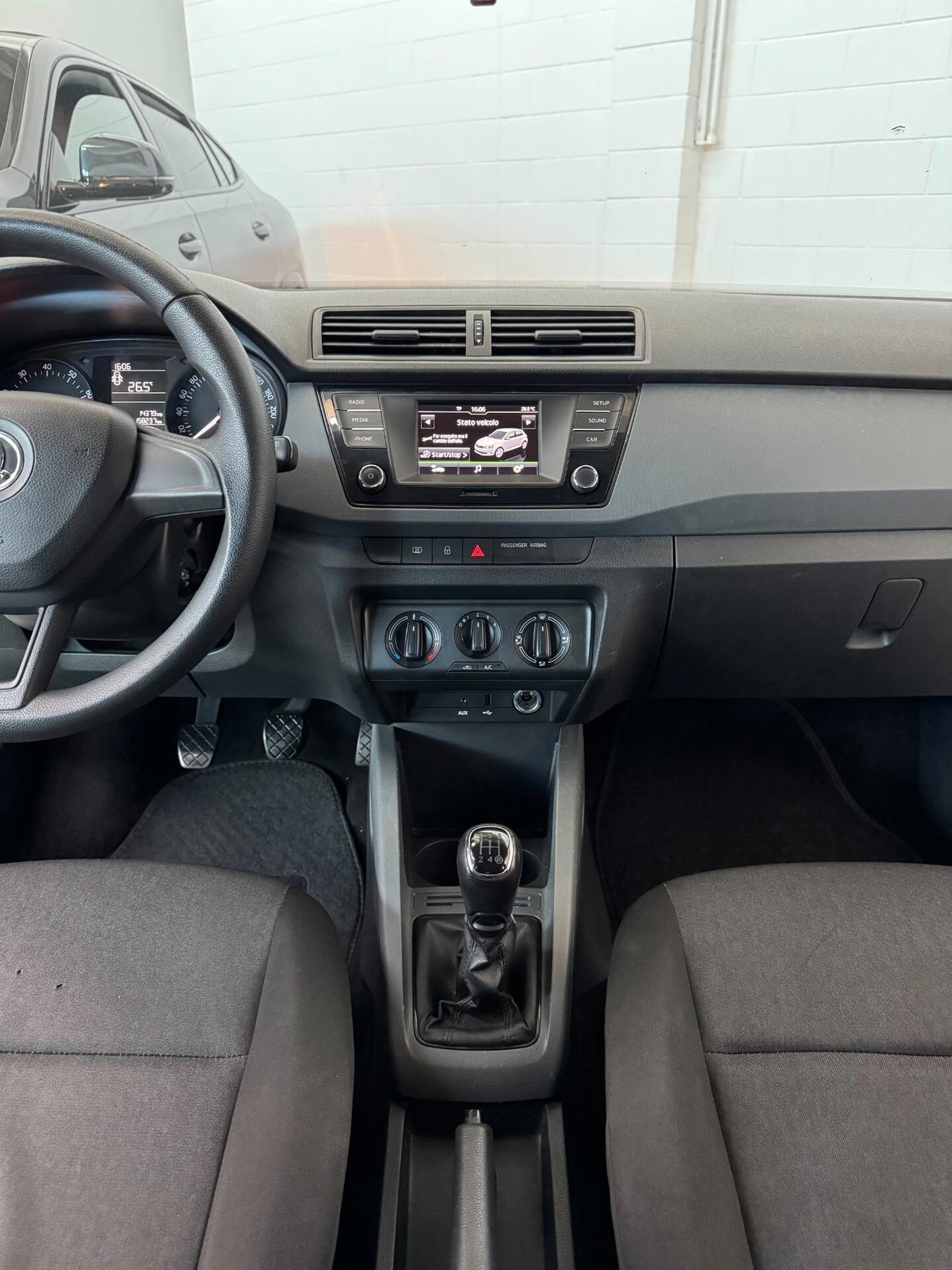 Skoda Fabia Active mpi 1.0cc 60cv Bluetooth+Clima OK Neopatentati