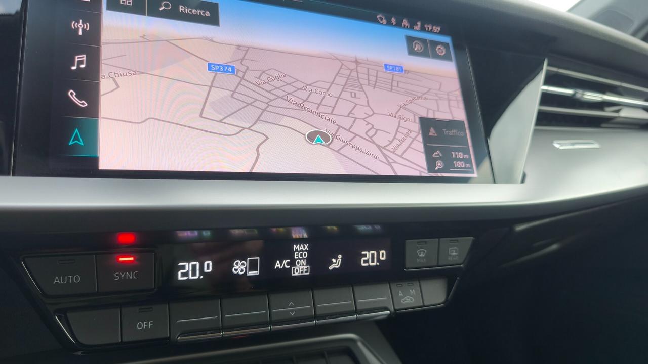 AUDI A3 SPB S-Tronic FULL LED 2021 2.0 Tdi 115cv