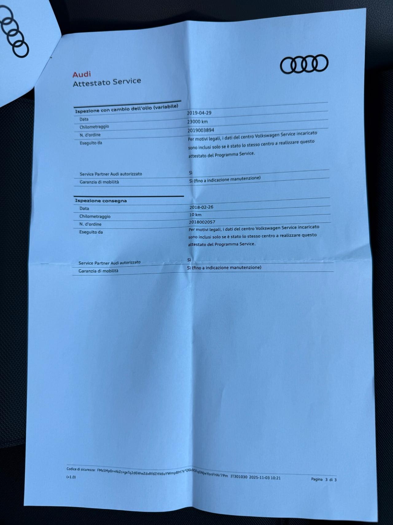 Audi A3 S3 SPB 2.0 TFSI quattro S tronic