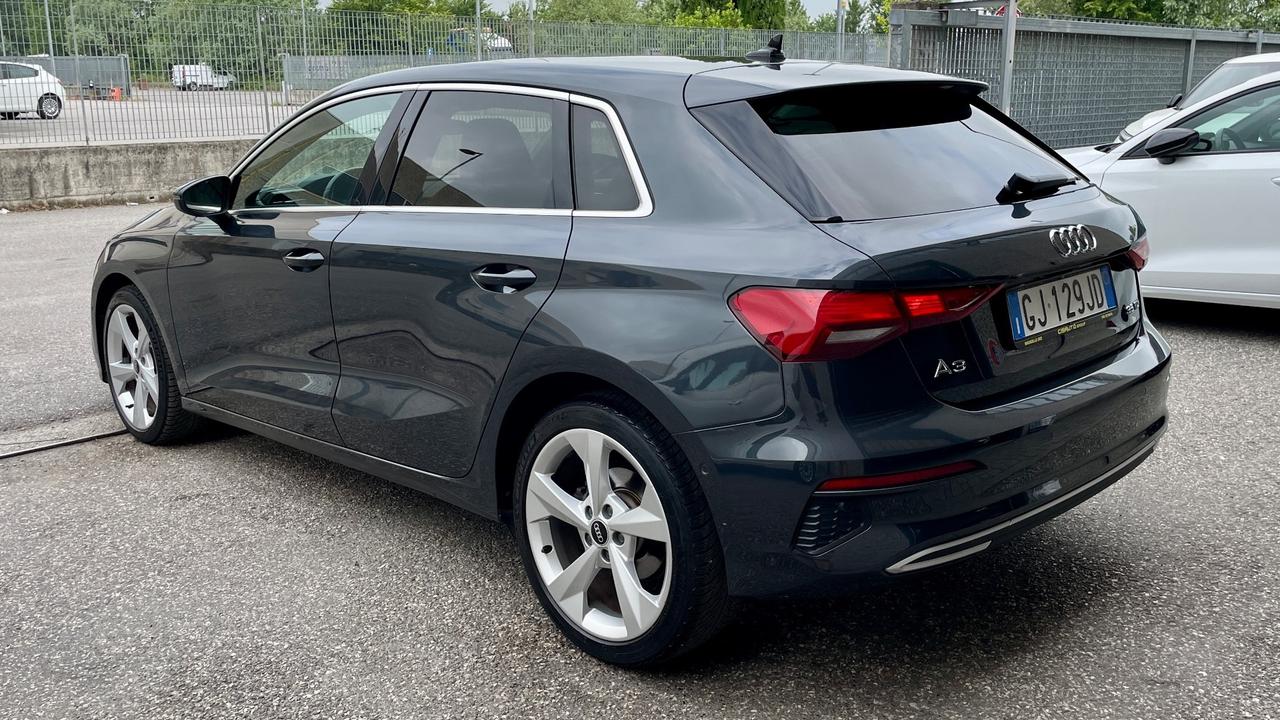 AUDI A3 SPB 2.0 BUSINESS ADVANCED TDI S-TRONIC 150 CV - FULL LED, VIRTUAL COCKPIT. CAR PLAY