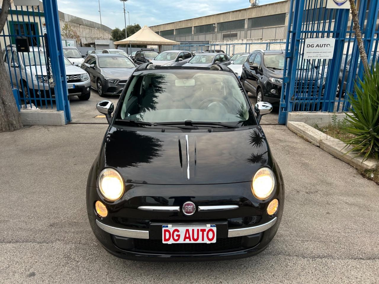 Fiat 500 1.2 benzina Lounge cabrio 70 cv 2012