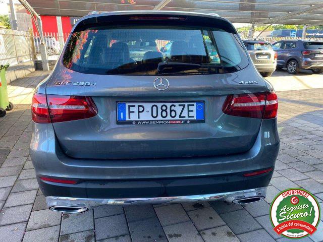 MERCEDES-BENZ GLC 250 d Exclusive 4matic auto UNICO PROPRIETARIO