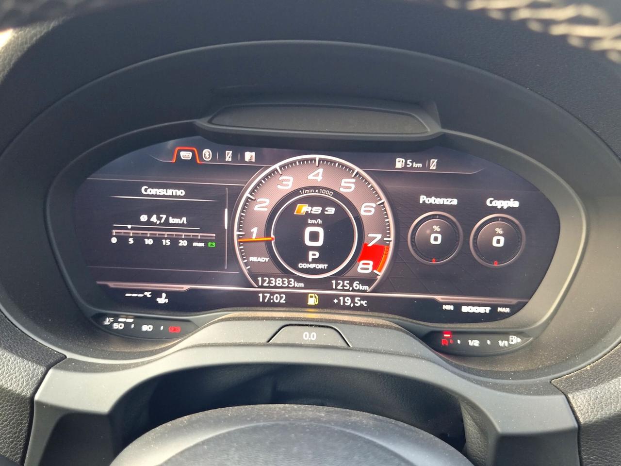 Audi RS3 sportback 2.5 benz 400CV VIRTUAL MATRIX