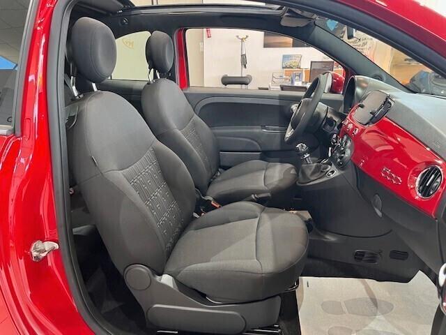 Fiat 500C 1.0 hybrid (Red) 70cv *CABRIO*13.000 KM*