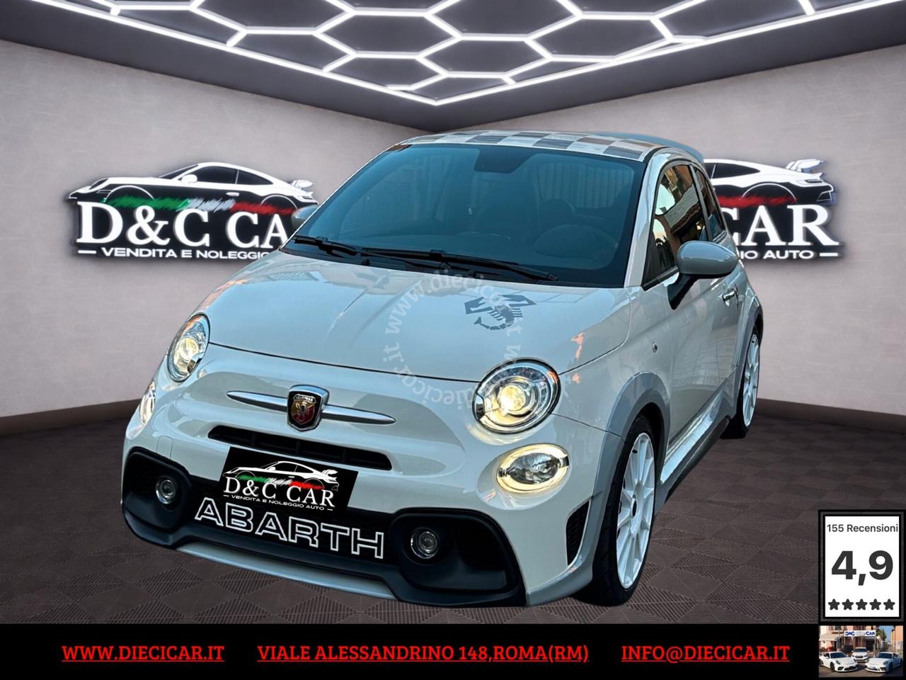 Abarth 695 1.4 Turbo T-Jet 180 CV 70° XENO NAVI SABELT UNIPRO