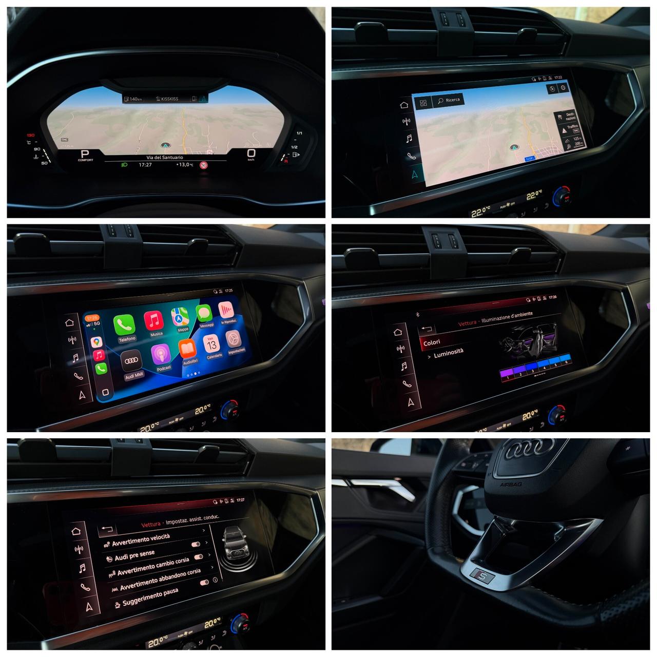 Audi Q3 S-LINE EDITION/2.0 150CV/TETTO/LUCI AMBIENT