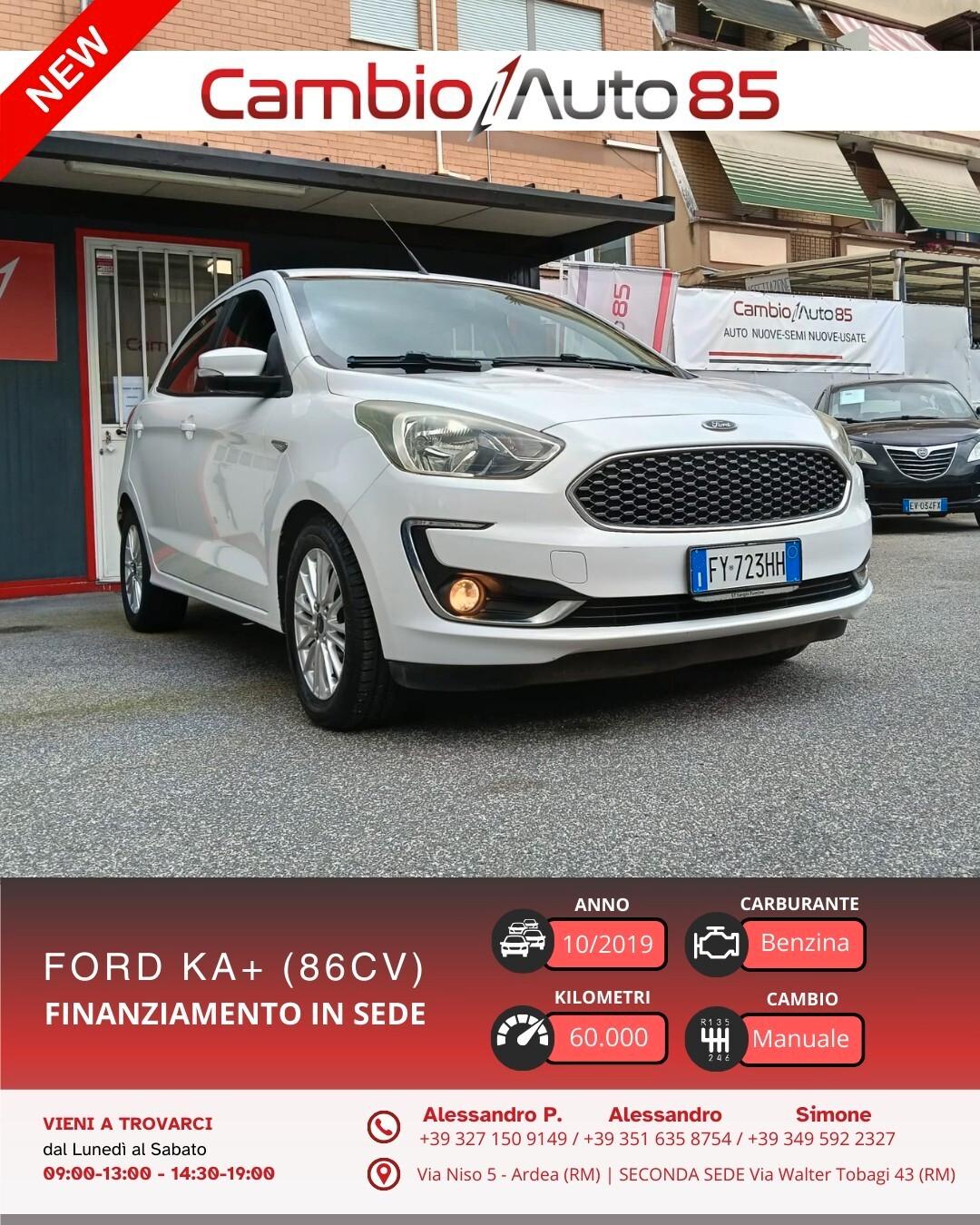 Ford Ka 1.2 85 CV Start&Stop Ultimate