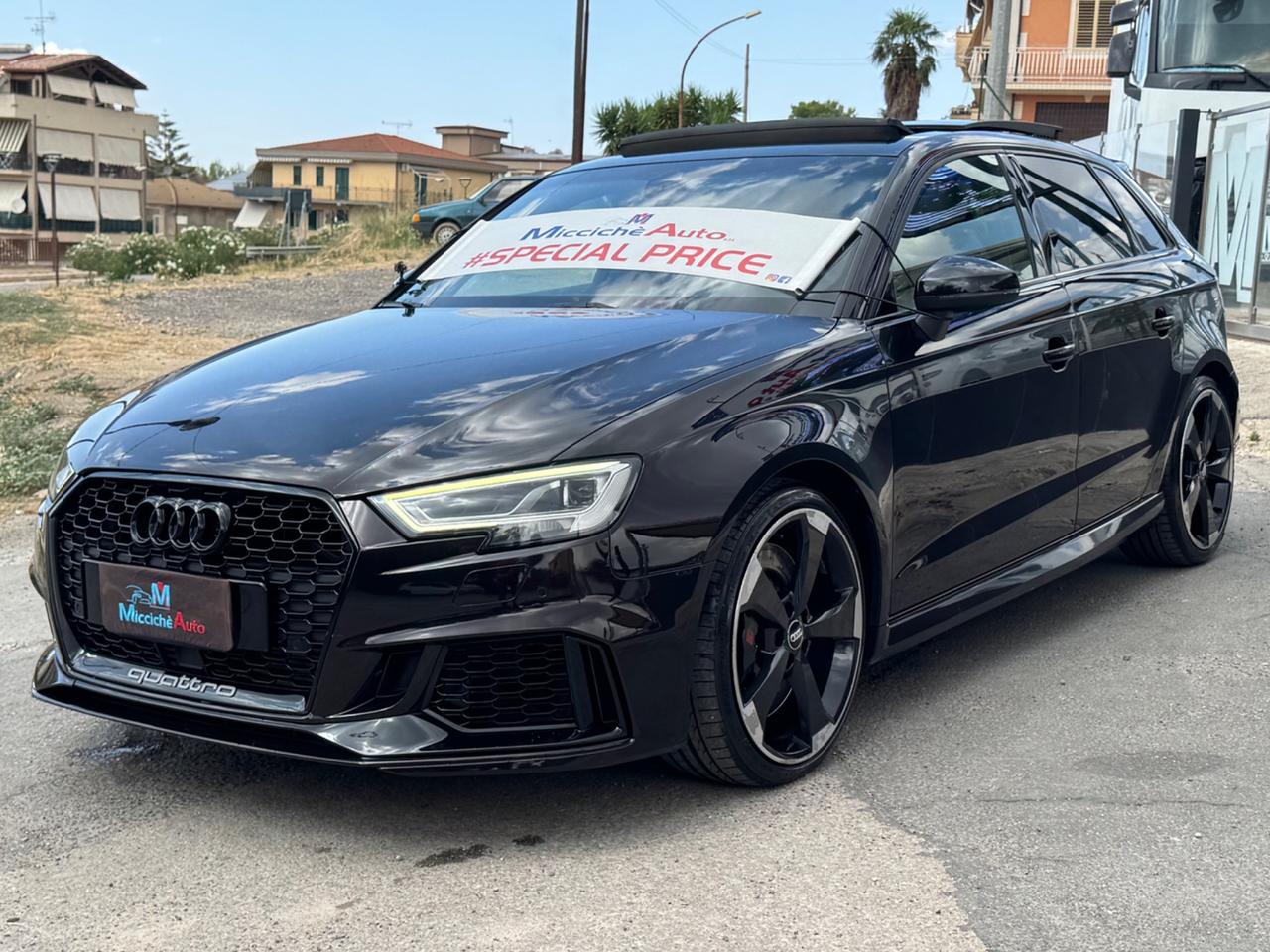 AUDI RS3 2.5 TFSI 400 CV TETTO SCARICO VIRTUAL FULL