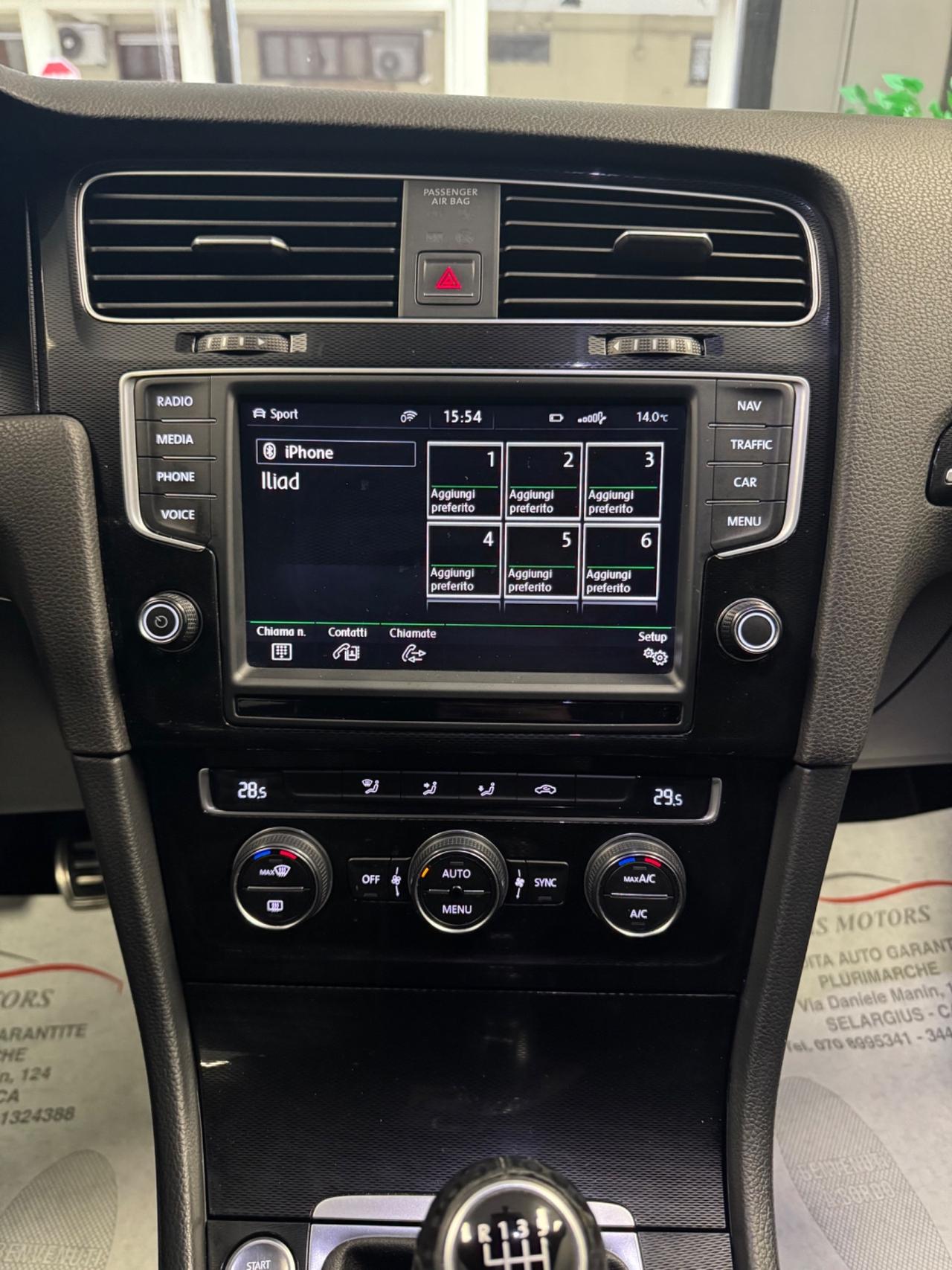 Volkswagen Golf GTD 2.0 TDI 184 Cv FINANZIABILE