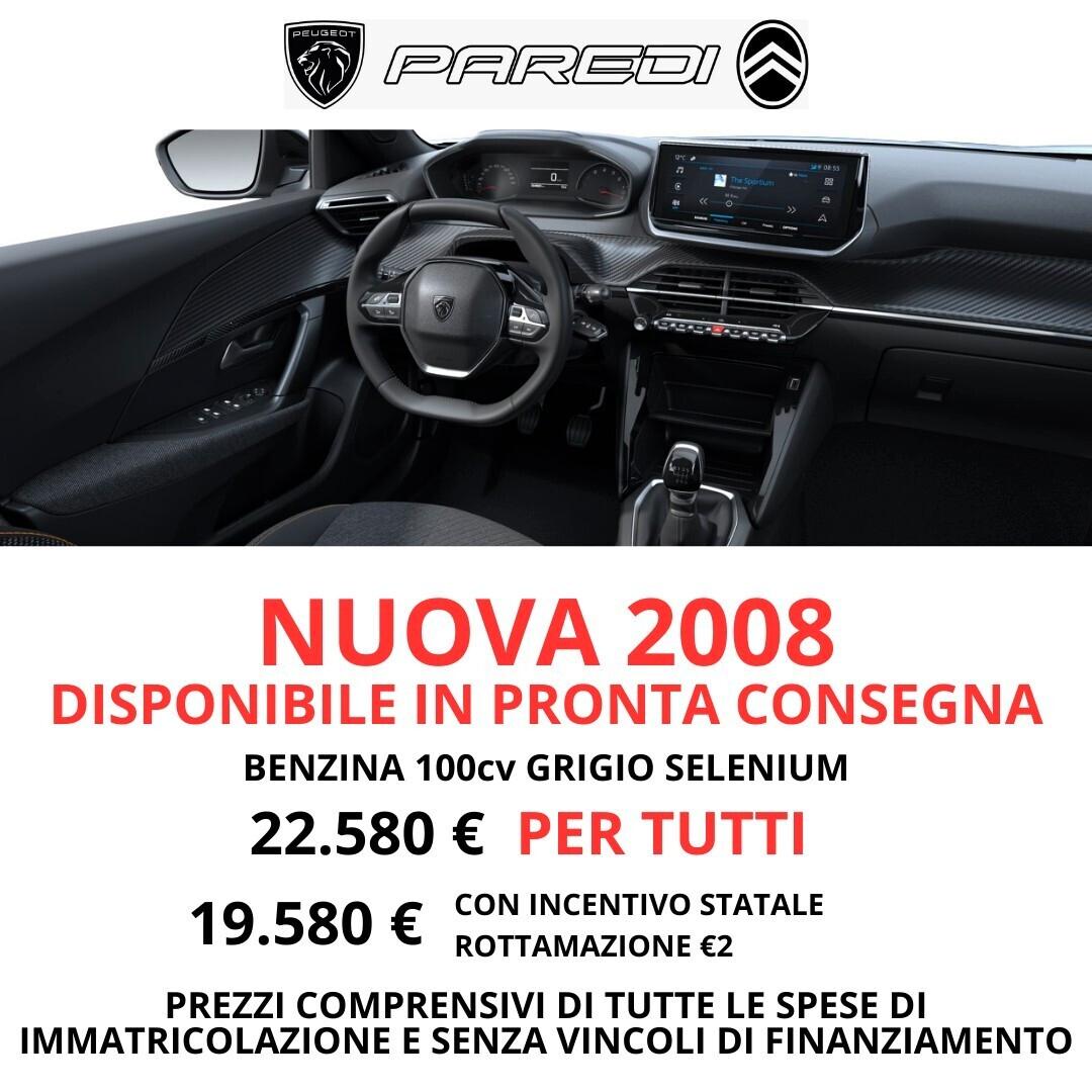 Peugeot 2008 100 cv Active con incentivo rottamazione