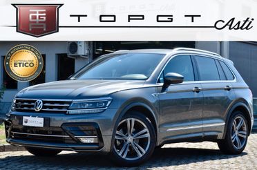 VOLKSWAGEN TIGUAN 2.0 TDI R-LINE INT+EXT 4MOTION 150cv DSG, UFF ITALIANA, SERVICE VW, FULL LED, RETRO 360, PERMUTE