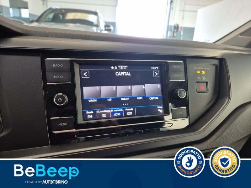 Volkswagen Polo 1.0 TGI LIFE 90CV