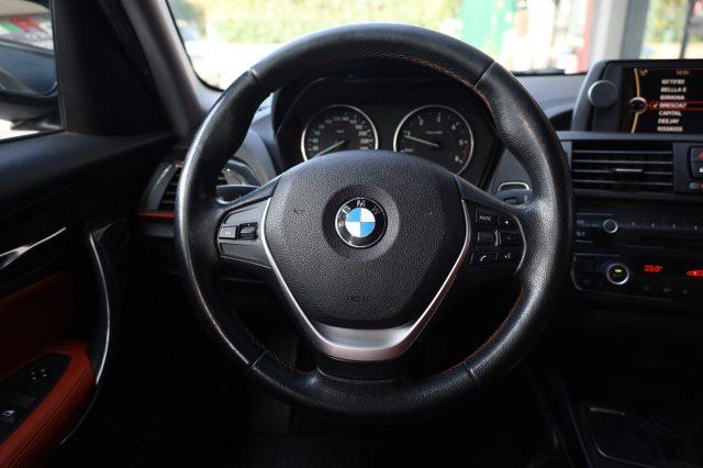 BMW 118 d 5p. Sport Automatica F20 Pelle ROSSA Cartier 18"