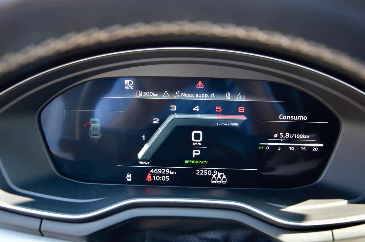 AUDI A5 SPORTBACK 40 2.0 TDI MILD HYBRID S-LINE INT+EXT QUATTRO 204cv S-TRONIC, UFF ITALIANA, EURO 6D, SERVICE AUDI, MATRIX, BLACK PACK, RETROCAMERA, PERMUTE