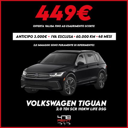 VOLKSWAGEN Tiguan Tiguan 2.0 TDI 150CV SCR DSG Life