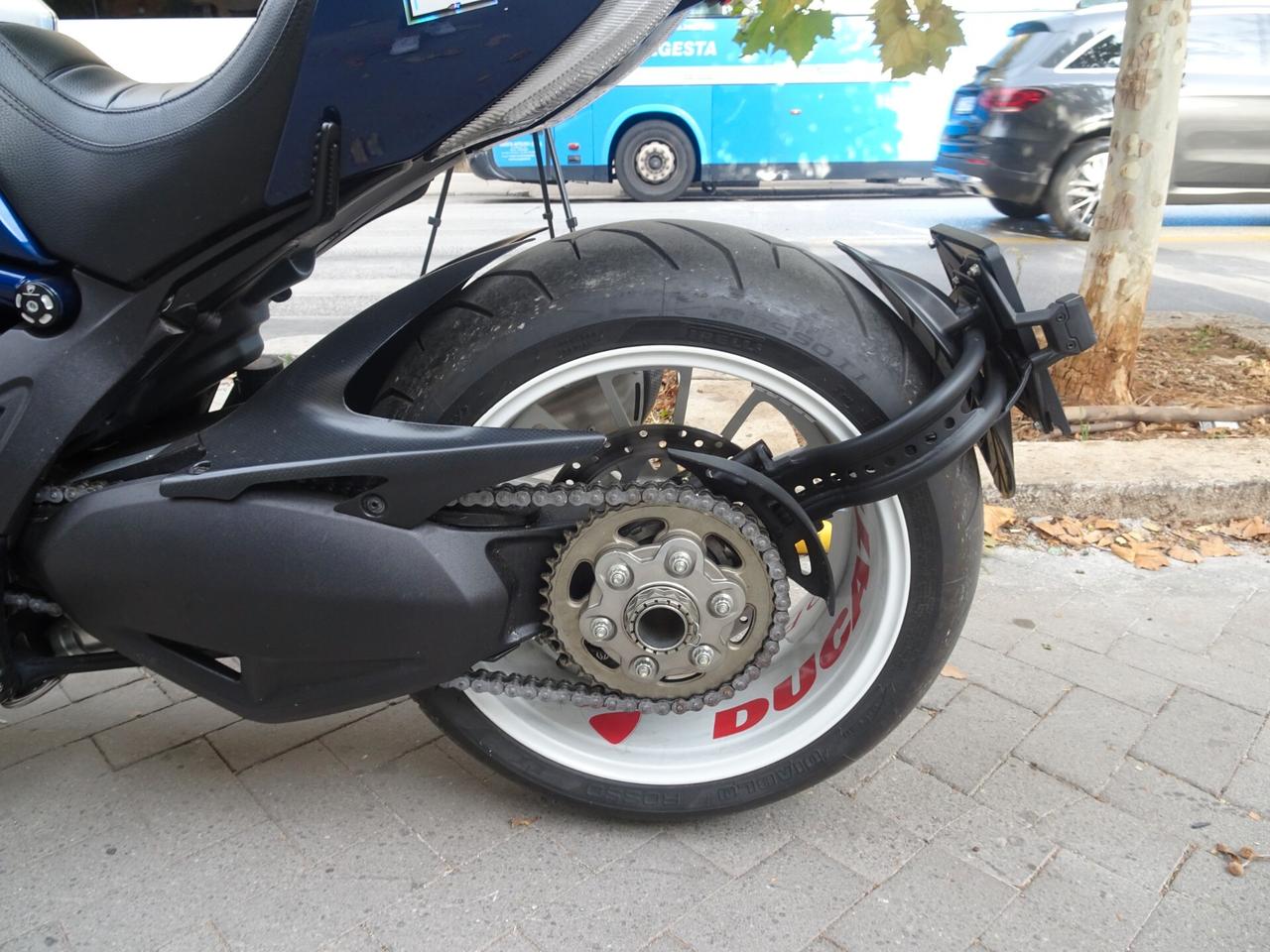 Ducati Diavel Blue Stripes