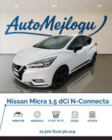 Nissan Micra 1.5 dCi 8V 5 porte N-Connecta