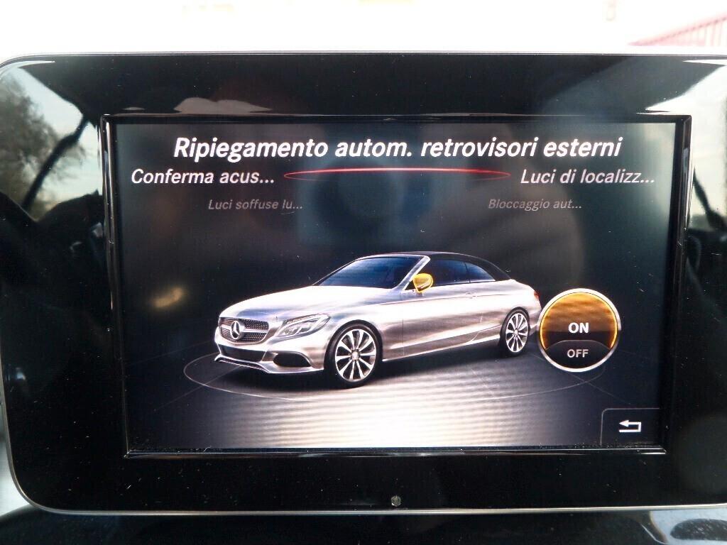 MERCEDES BENZ C 220 D CABRIO PREMIUM PLUS AUT - Navi-2 Park-Retrocamera-Cerchi 18