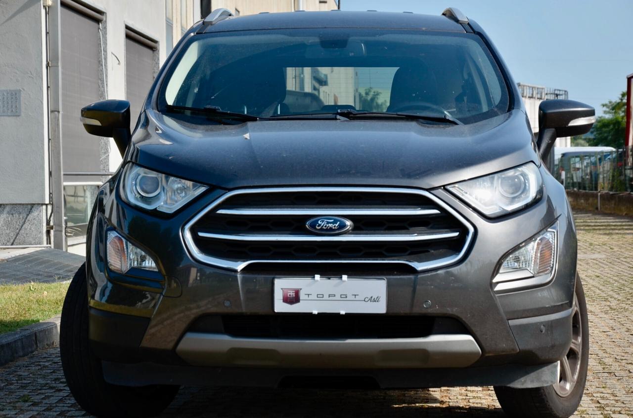 FORD ECOSPORT 1.5 TDCI TITANIUM ECOBLUE 100cv, UNICOPROPRIETARIO, EURO 6D, APPLE ANDROID, RETROCAMERA, PERMUTE