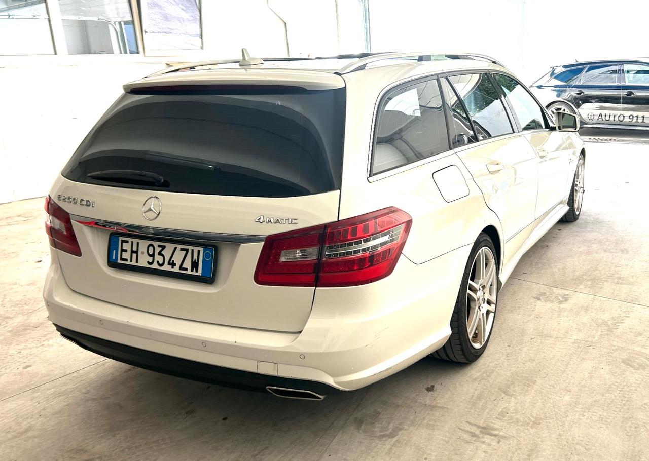 Mercedes Classe E Station Wagon E SW 250 cdi Avantgarde AMG 4matic TETTO