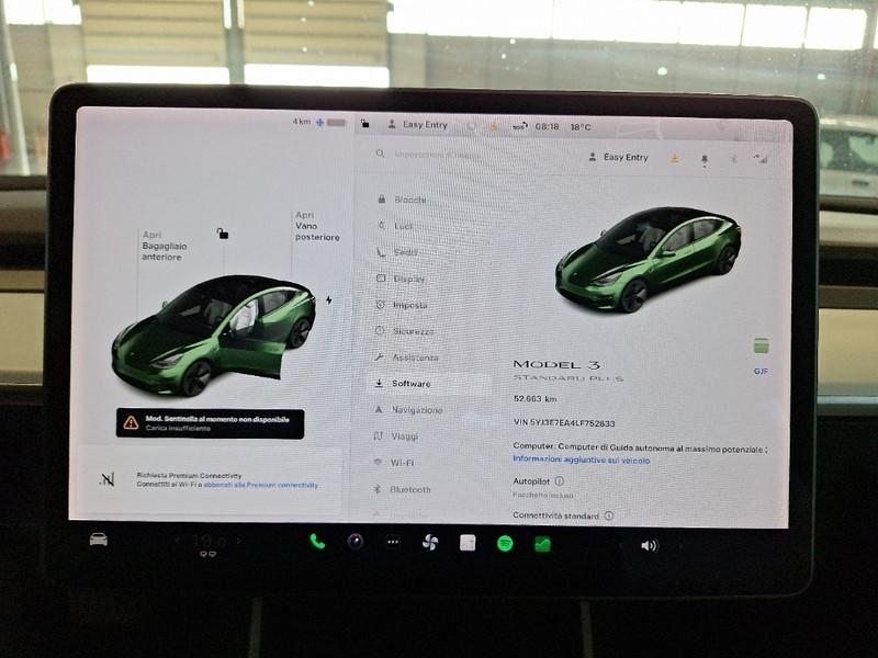 TESLA MODEL 3 50 kWh Standard Plus RWD 4 PORTE BERLINA