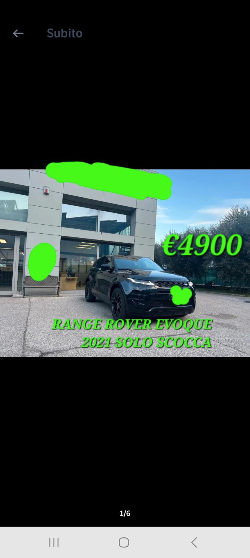 Land Rover evoque incidentata sinistrata mondialcars 021