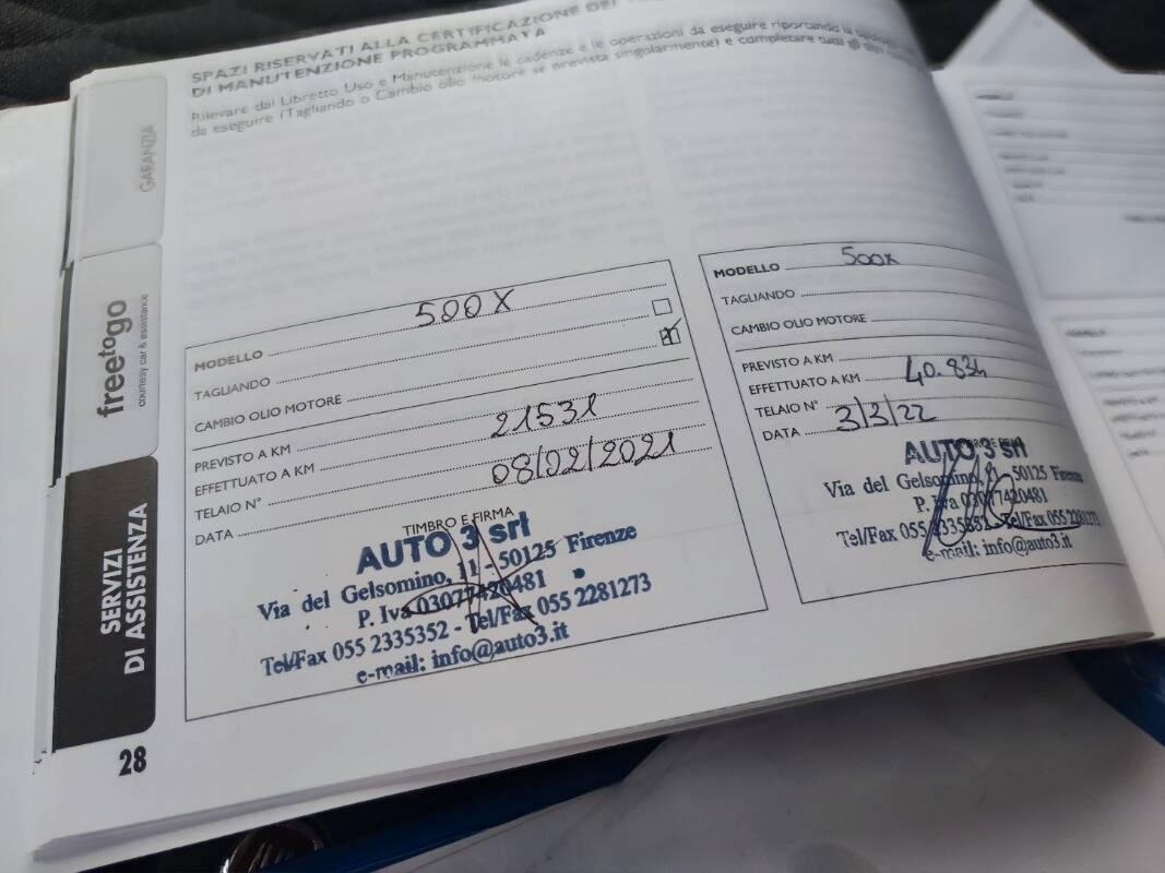 Fiat 500X 1.3 mjt City Cross 4x2 95cv