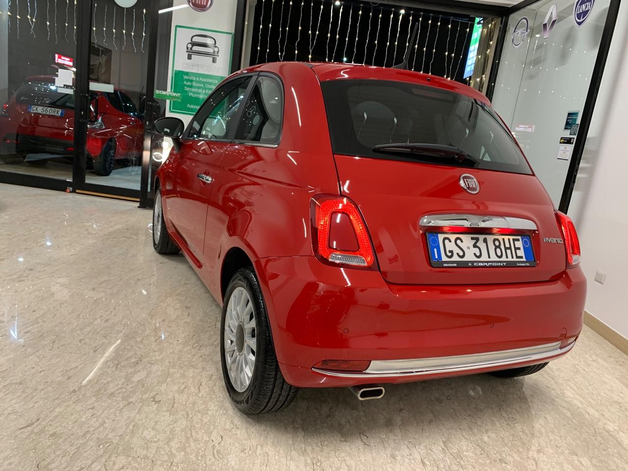 Fiat 500 1.0 Hybrid Red