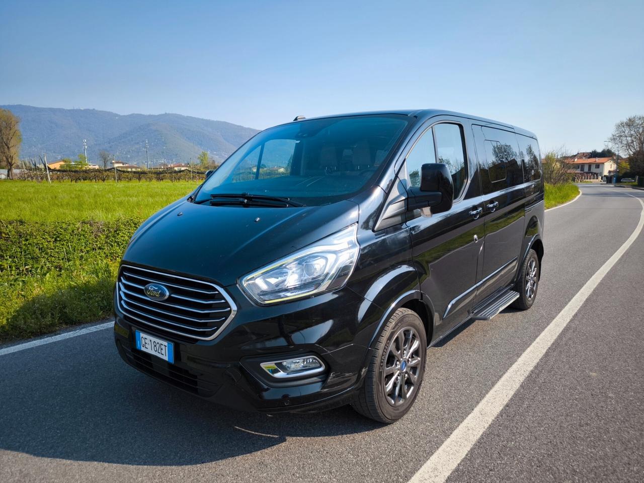 FORD TOURNEO CUSTOM TDCI-TITANIUM-9 POSTI-2021-GANCIO TRAINO