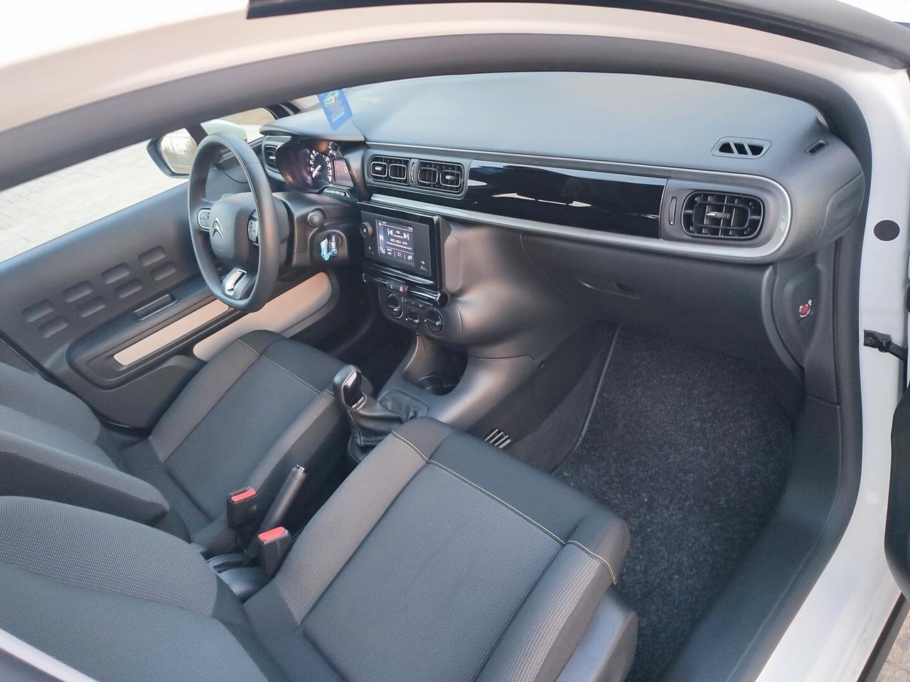 Citroen C3 YOU 1.2 BENZINA 85 CV S&S CLIMA KM CERTIFICATI