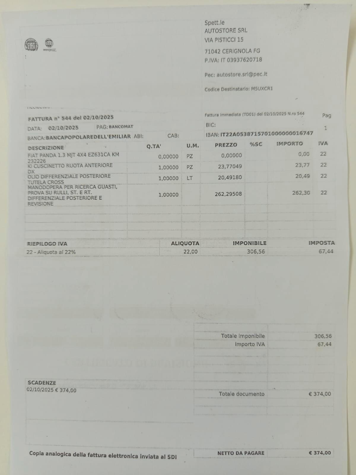Fiat Panda 1.3 MJT S&S 4x4 Antartica