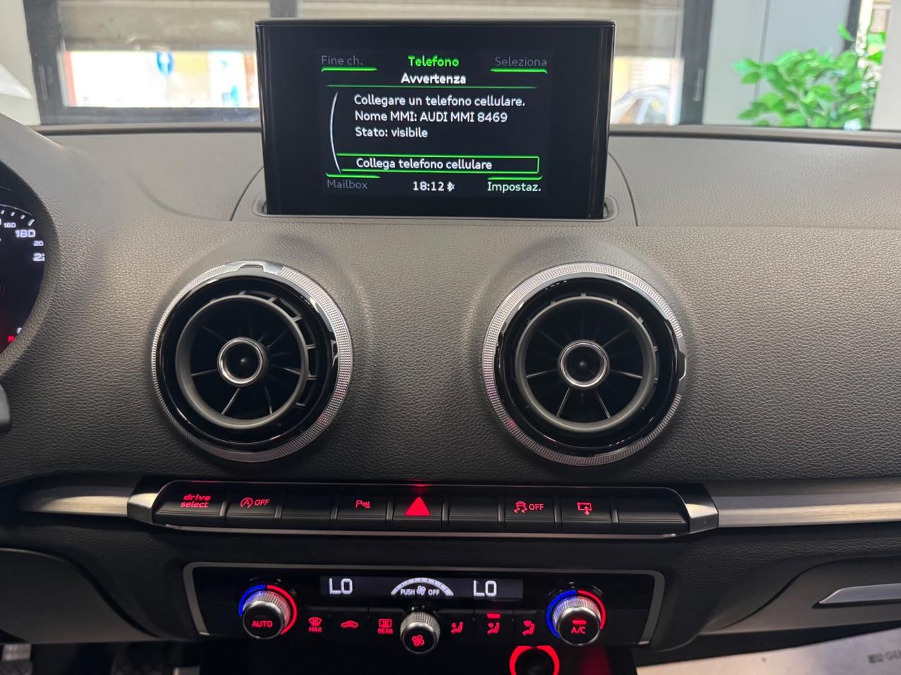 Audi A3 SPB 1.6 TDI 110 CV S-LINE FINANZIABILE