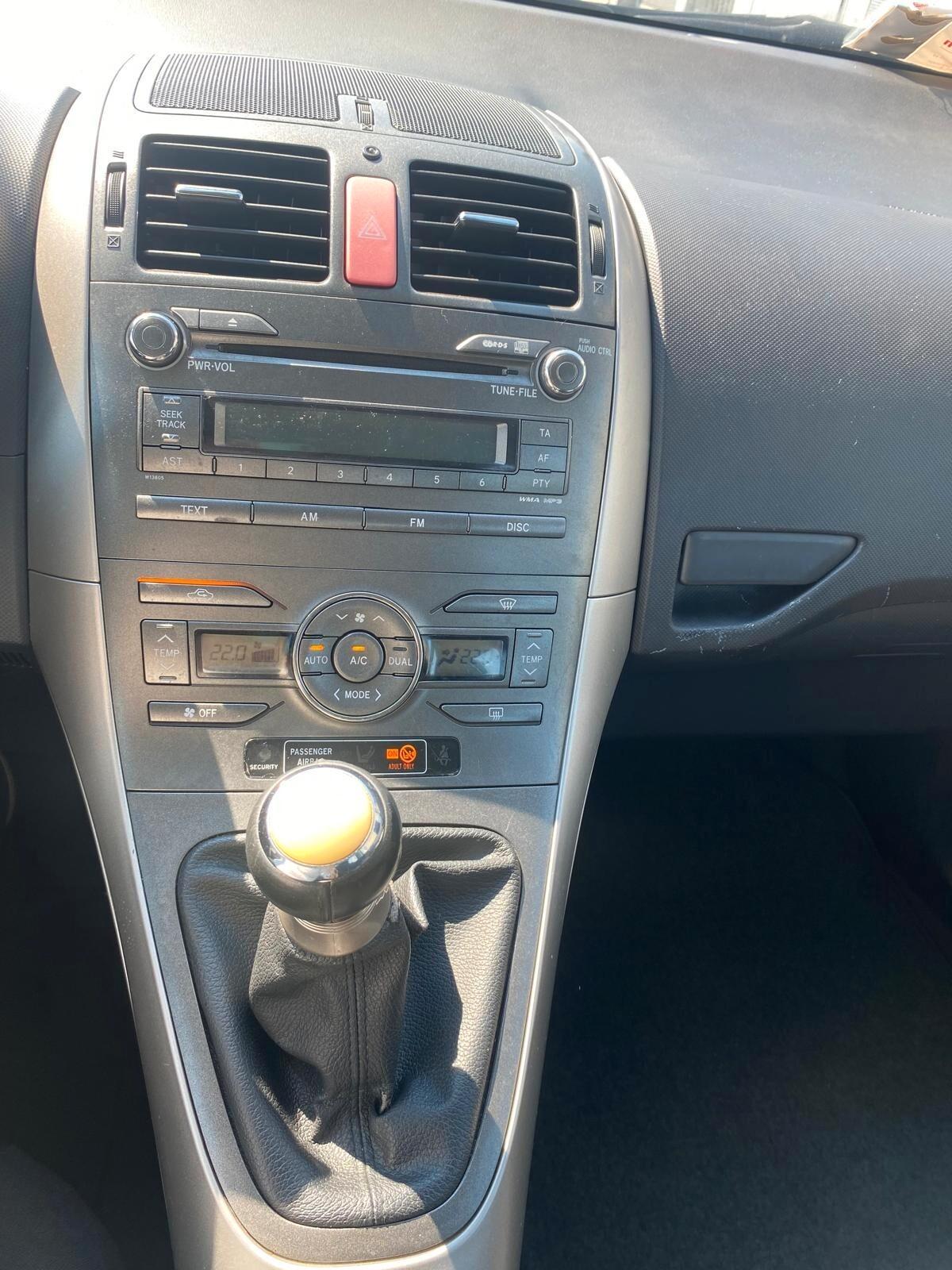 Toyota Auris 1.6 5 porte Sol CON SOLI *104257* KM ORIGINALI UNICO PROPRIETARIO