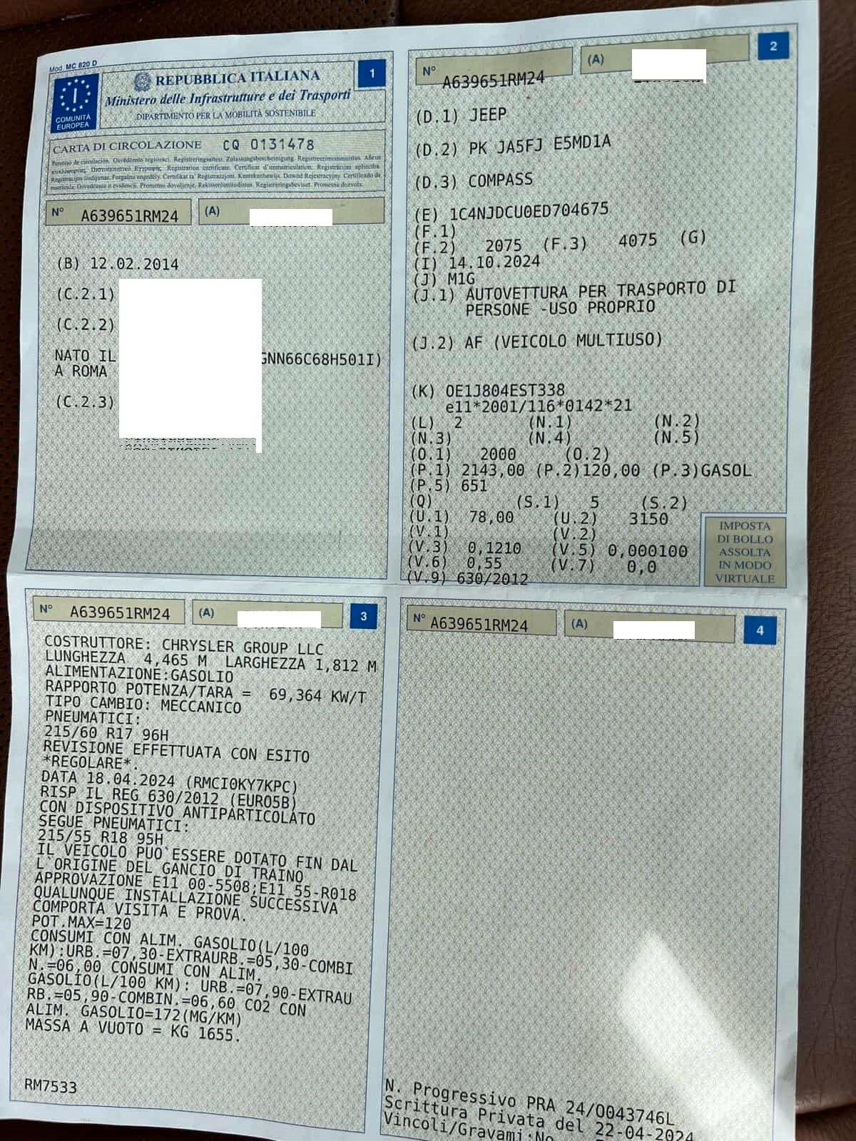 Jeep Compass 2.2 CRD Limited