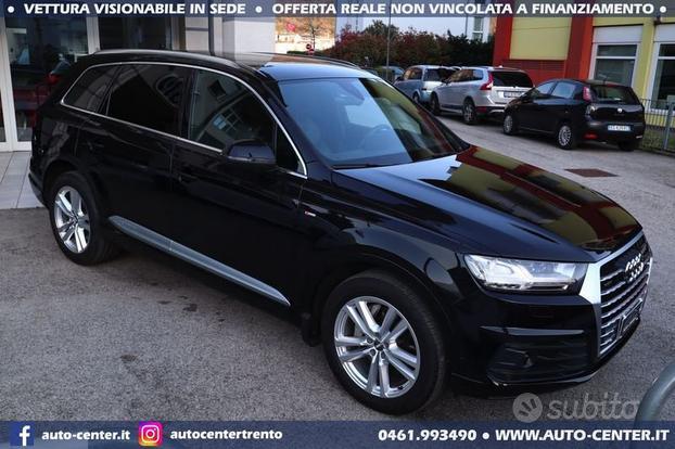Audi Q7 50 TDI quattro S-LINE SLINE 7POSTI GANCIO