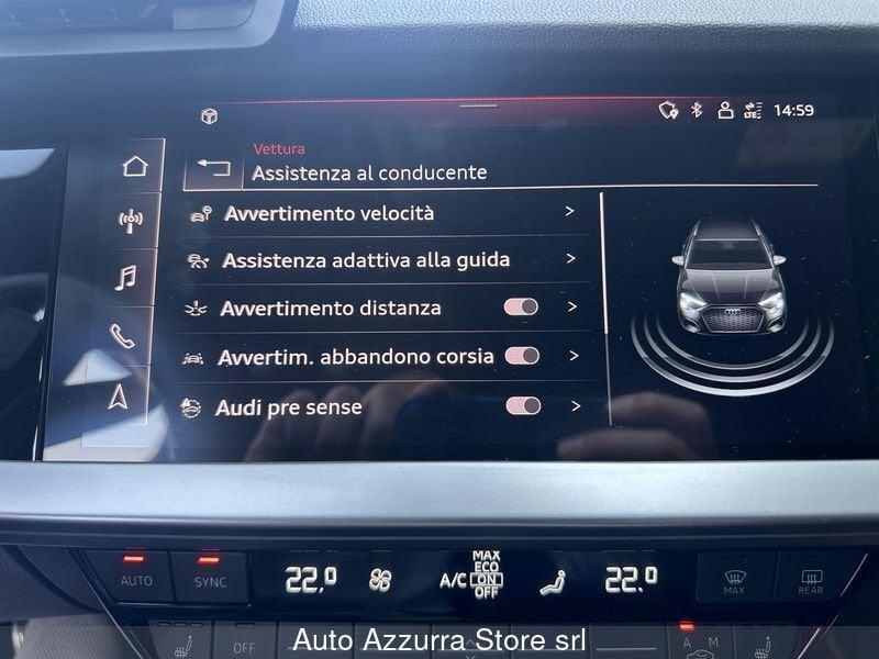 Audi A3 S3 SPB 2.0 TFSI quattro S tronic *19'', MATRIX, NAPPA, ACC, PROMO AZZURRA*