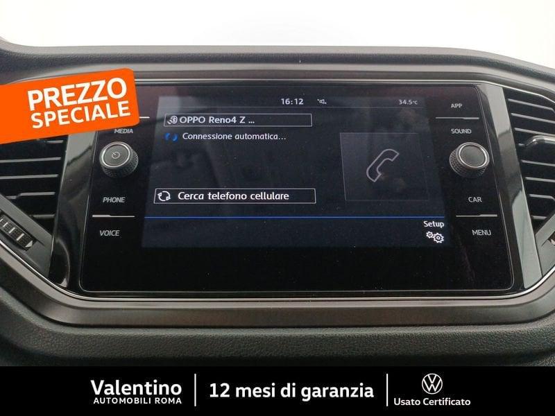 Volkswagen T-Roc 1.0 TSI 115 CV Style BlueMotion Technology