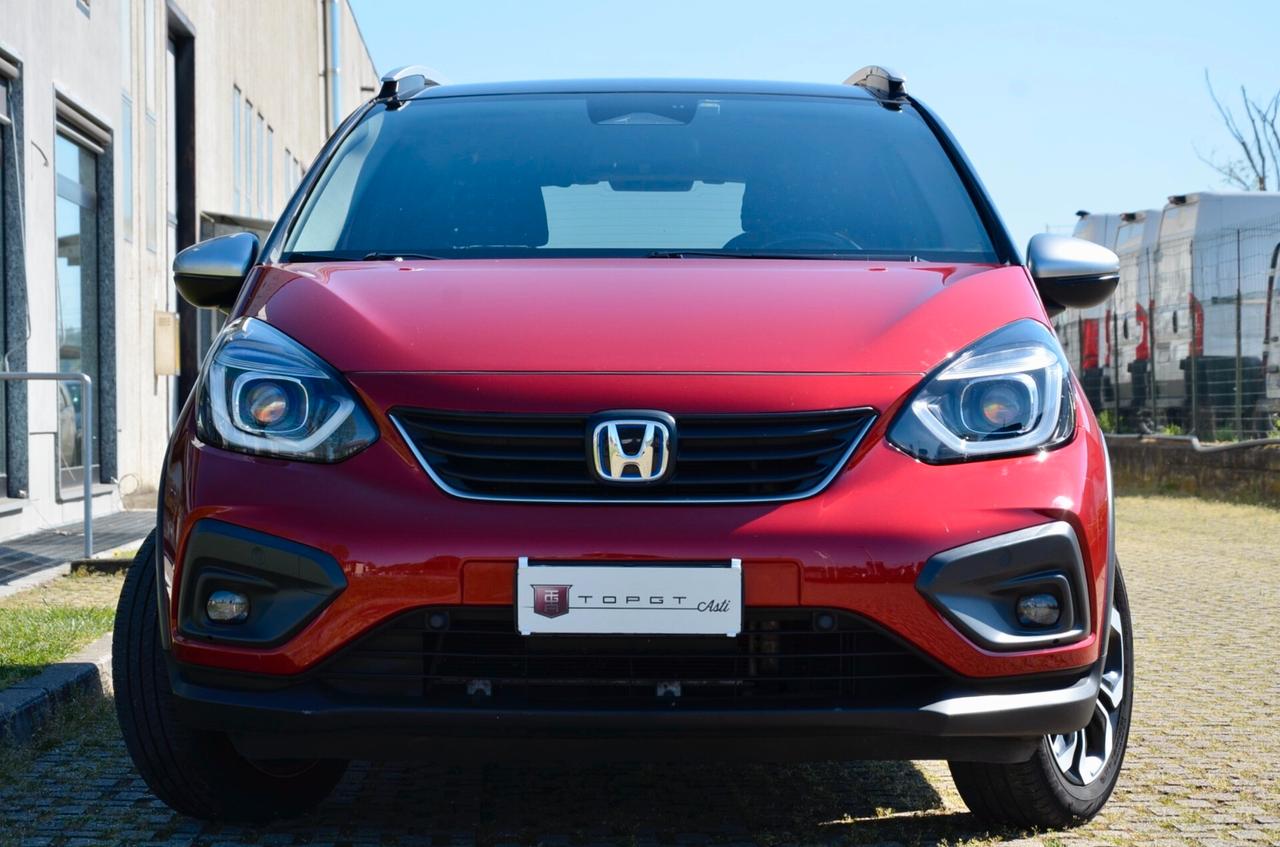 HONDA JAZZ CROSSTAR 1.5 HEV EXECUTIVE BICOLOR 98cv ECVT, UNICOPROPRIETARIO, SERVICE HONDA, UFF ITALIANA, EURO 6D, HIGH BEAM, RETROCAMERA, APPLE ANDROID, PERMUTE