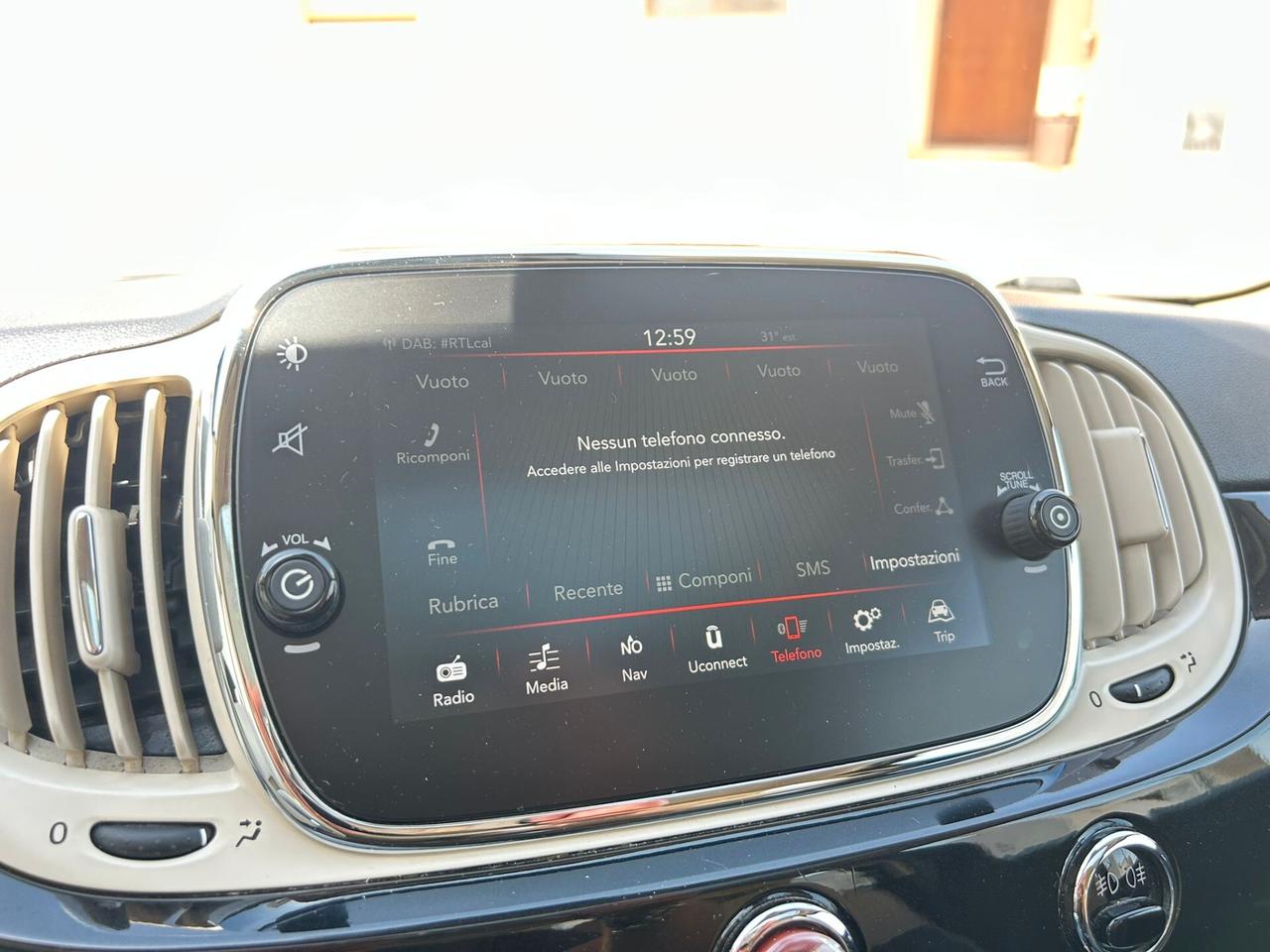 Fiat 500 1.2 LOUNGE AUTOM. TETTO/NAVI-2017