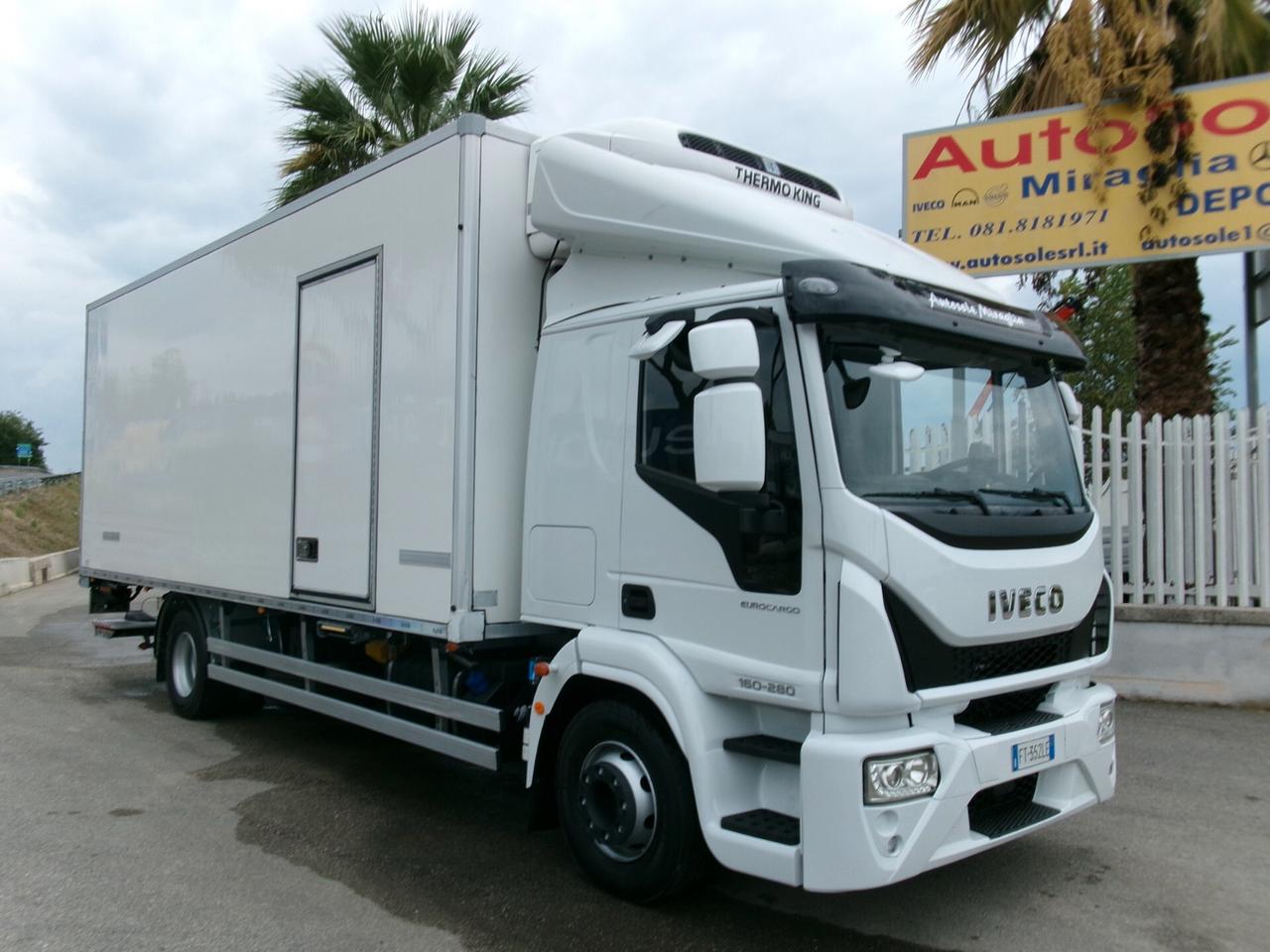 Iveco EUROCARGO 160/28 E6 FRIGO+PEDANA FRC 08/2027 16 PEDANE 280000 KM