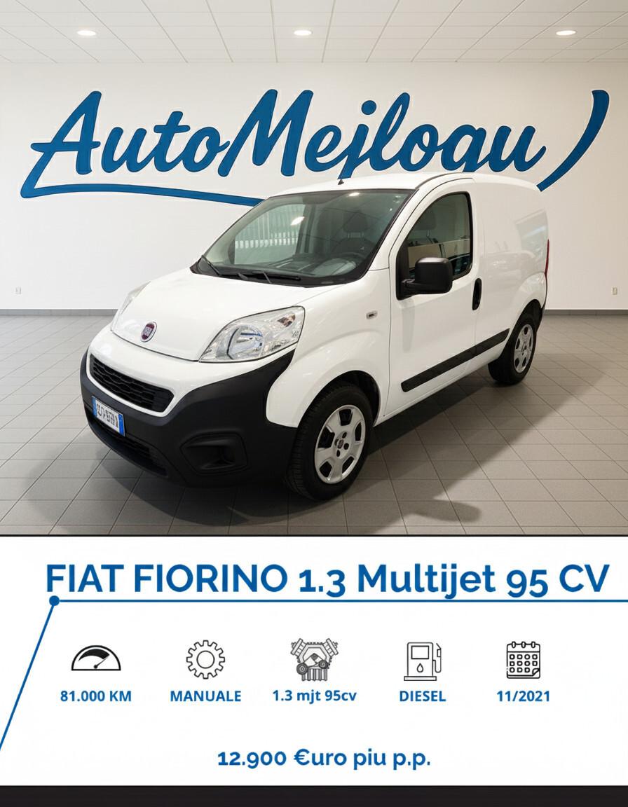 FIAT FIORINO 1.3 Multijet 95 CV FINITO DI IVA PIU PASSAGGIO