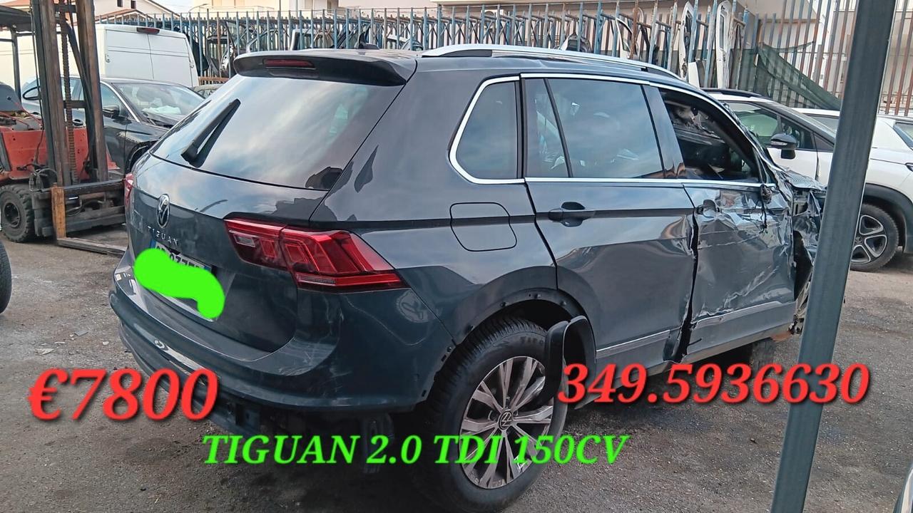 Volkswagen Tiguan 2.0 TDI DSG INCIDENTATA SINISTRATA MONDIALCARS 023