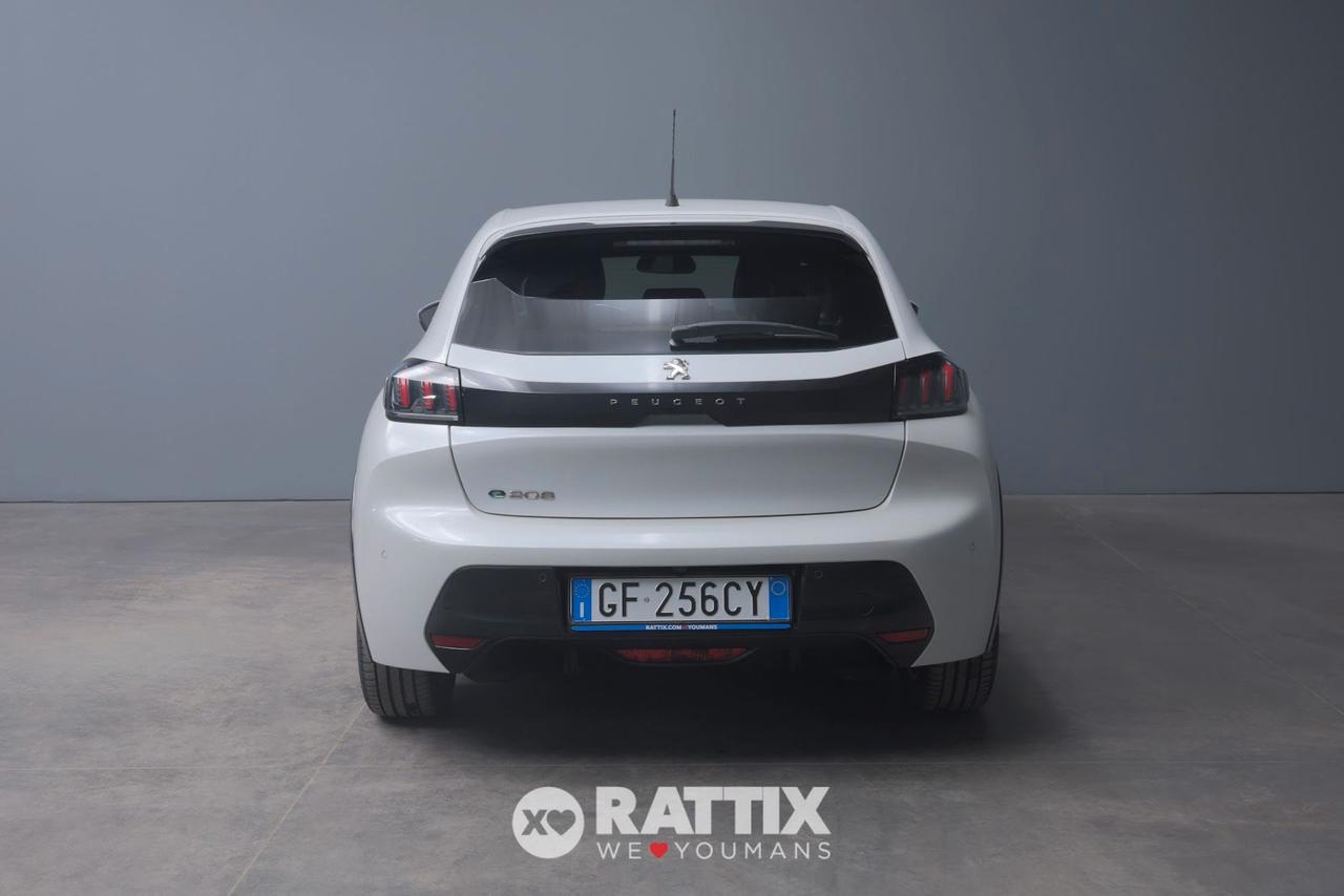 Peugeot e-208 motore elettrico 100kW Allure Pack