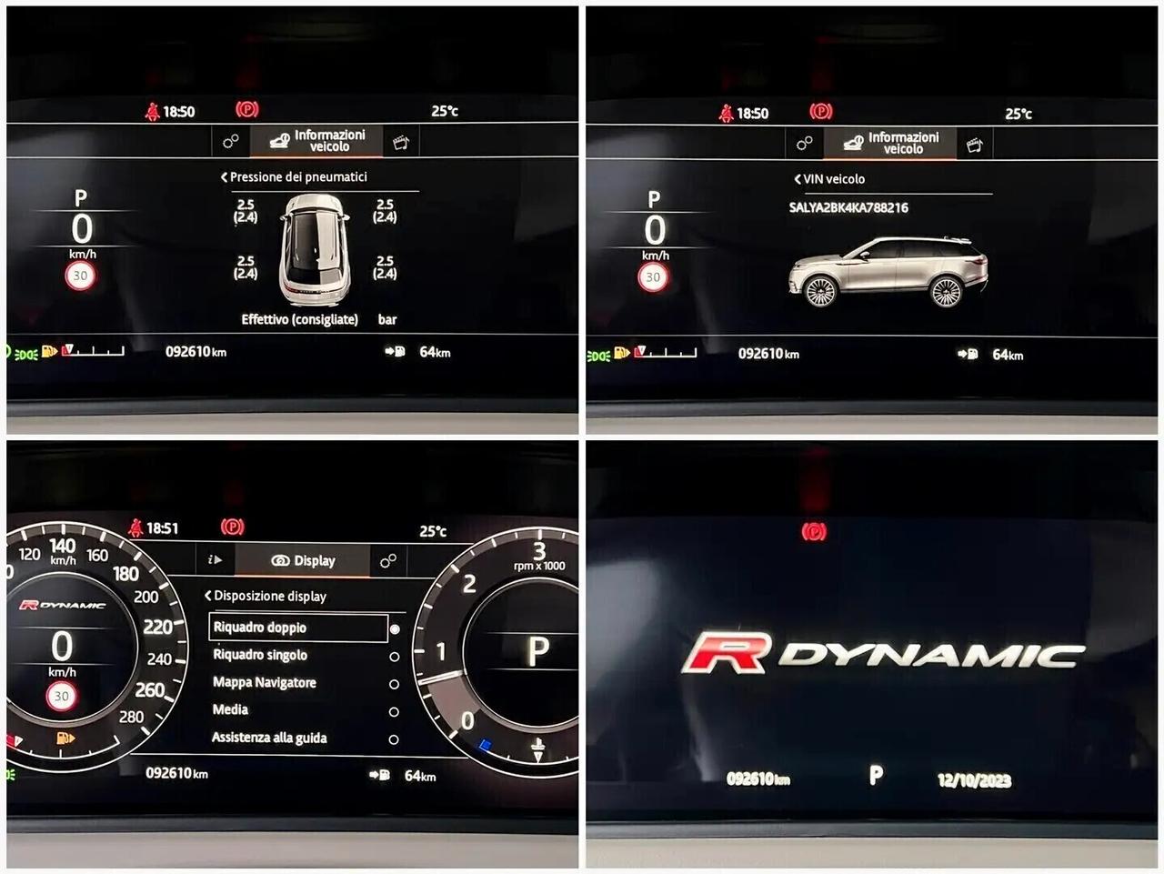 Land Rover Range Rover Velar 3.0D V6 300 CV R-Dynamic HSE