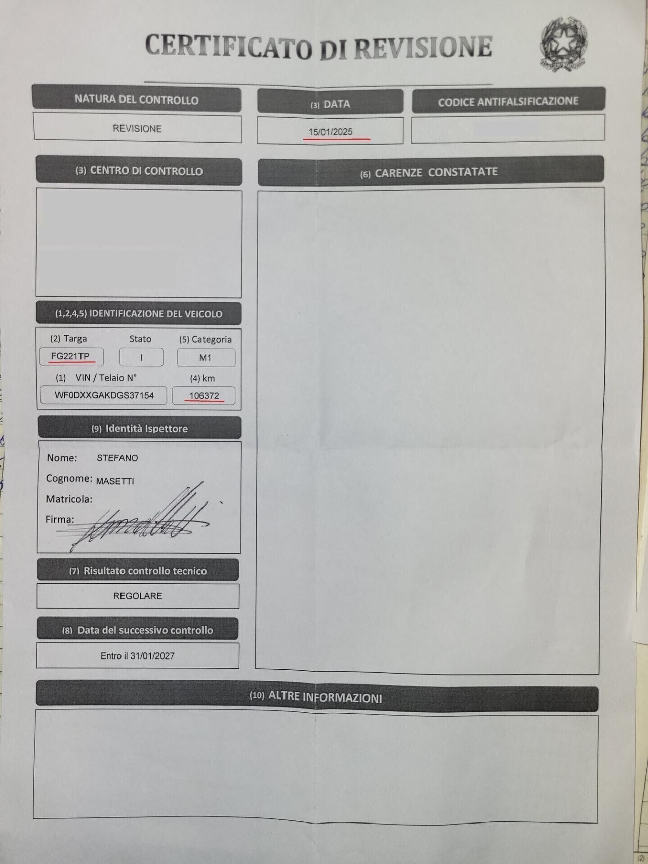 FORD Fiesta 1,5 TDCi-6B-3 REVISIONI-NAVI-UNICA PRO